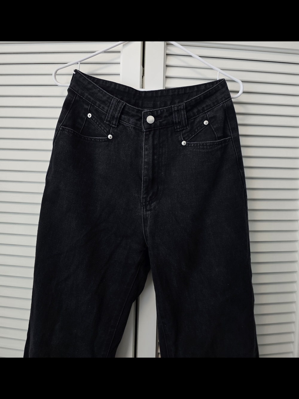 Cider Black Wide Leg Jeans Size S